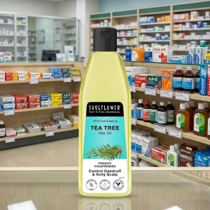 Soulflower Tea Tree Scalp & Anti Dandruff Oil